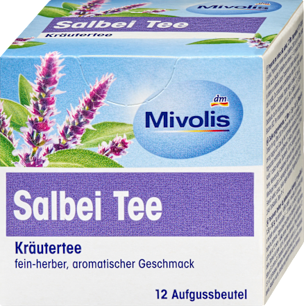 Zsálya gyógynövénytea, 12 filter Mivolis