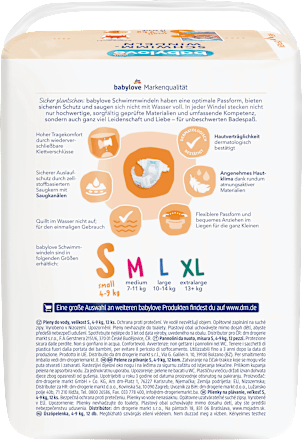 Pelene za plivanje, vel. S (4 – 9 kg) babylove