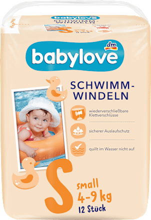 Schwimmwindeln Gr. S (4-9 kg) babylove