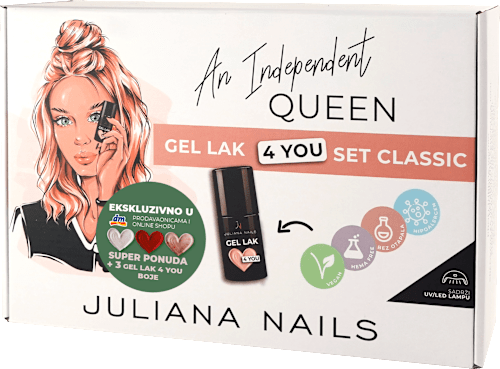 An Independent Queen set Classic JULIANA NAILS