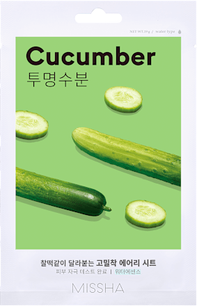 Maska w płachcie Airy Fit Cucumber MISSHA