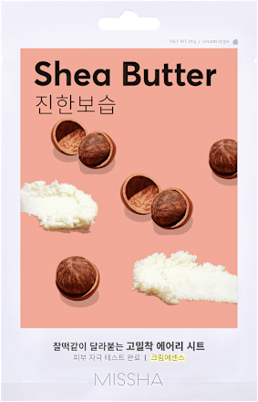 Maska w płachcie Airy Fit Shea Butter MISSHA