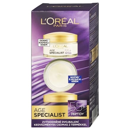 Denný a nočný pleťový krém proti vráskam Age Specialist 55+ L'ORÉAL PARiS