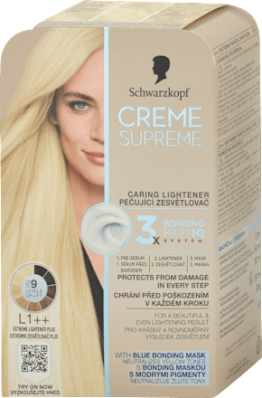 Boja za kosu – L1++ ekstremni posvjetljivač Plus Schwarzkopf CREME SUPREME