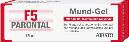Parontal F5 Mund-Gel Mit Kamille, Menthol und Nelkenöl ARISTO