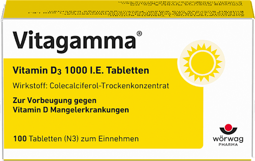 Vitagamma Vitamin D3 1.000 I.E. Tabletten Vitagamma