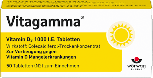 Vitagamma Vitamin D3 1000 I.E. Tabletten Vitagamma