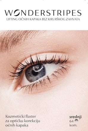 Kozmetički flasteri za optičku korekciju očnih kapaka WONDERSTRIPES
