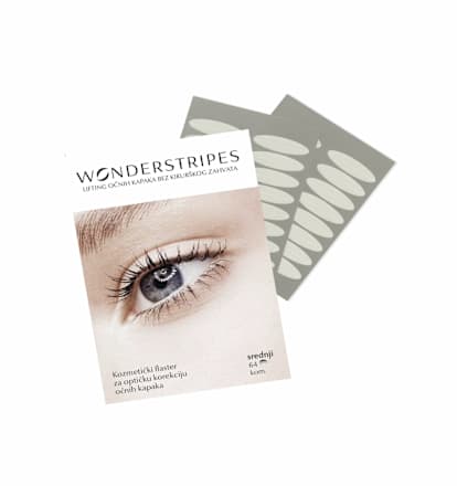 Kozmetički flasteri za optičku korekciju očnih kapaka WONDERSTRIPES