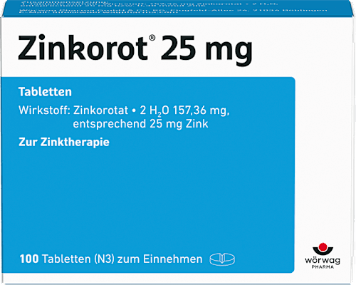 Zinkorot 25mg Tabletten  Zinkorot
