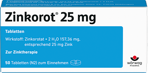 Zinkorot 25 mg Tabletten  Zinkorot
