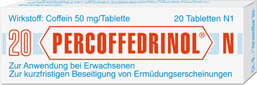 Percoffedrinol N 50 mg Coffein Tabletten ARISTO