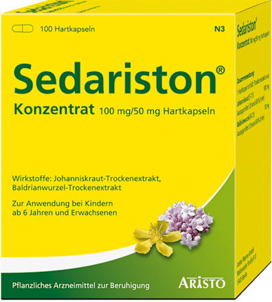 Sedariston Konzentrat 100 mg/50 mg Hartkapseln ARISTO