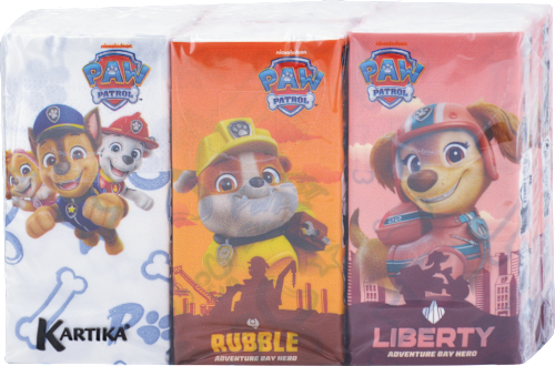 Detské hygienické vreckovky 6x9 PAW PATROL