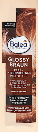 Trattamento intensivo per capelli castani Glossy Braun Balea PROFESSIONAL