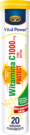 Witamina C 1000 mg, tabletki musujące KRÜGER