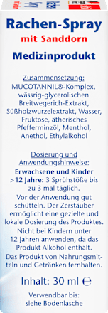 Rachenspray mit Sanddorn Doppelherz