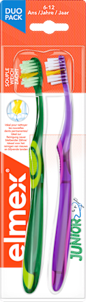 Zahnbürste Kinder Junior, 6-12 Jahren (Doppelpack) elmex