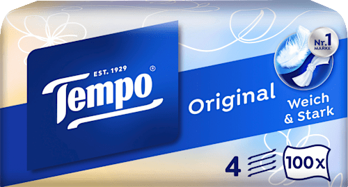 Taschentücher Box Quick & Easy Öffnung Tempo