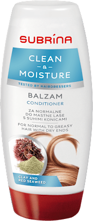 Balzam za normalne do mastne lase Clean & Moisture SUBRiNA