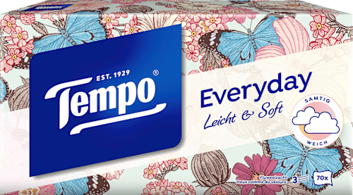 Tempo Taschentücher Light Box  Tempo