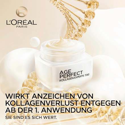 Anti-Aging Feuchtigkeitscreme mit Kollagen Peptid, Kollagen Experte L'ORÉAL PARiS