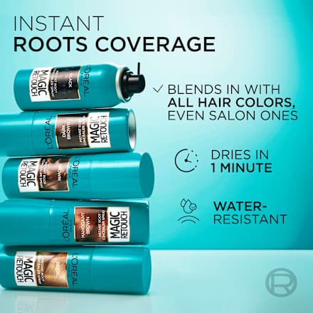 sprej na odrosty Magic Retouch, tmavě hnědá L'ORÉAL PARiS MAGIC RETOUCH