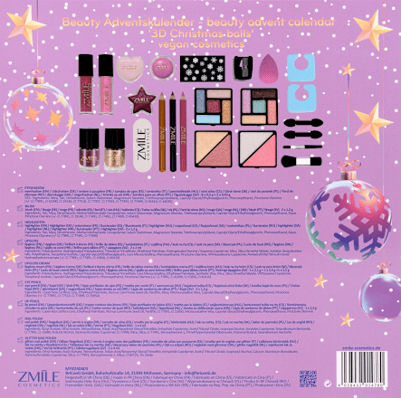 Adventski kalendar Christmas balls ZMILE COSMETICS