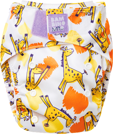 Stoffwindel wiederverwendbar, Motiv Giraffe Bambino Mio