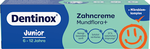 Zahnpasta Junior Mundflora+, 6-12 Jahre Dentinox