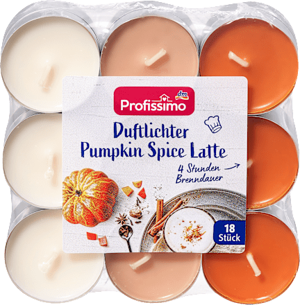 Dišeče čajne svečke Pumpkin Spice Latte Profissimo