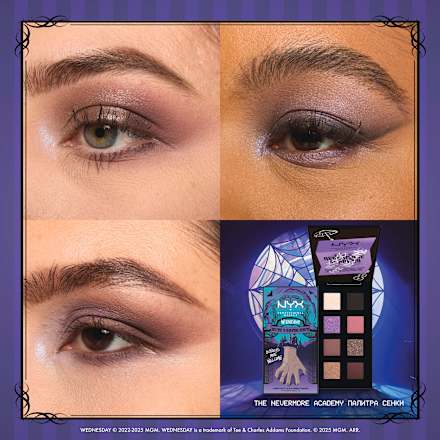 Палитра сенки за очи Wednesday Nevermore Academy  NYX PROFESSIONAL MAKEUP