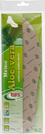 Memo ulošci za obuću aloe vera – muški TIPS