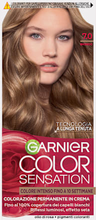 Colorazione permanente in crema biondo 7.0 GARNIER Color Sensation