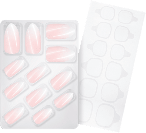 French Manicure Chlick-On Nails essence