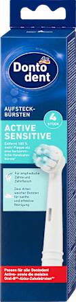 Univerzalni nadomestni nastavki za električne zobne ščetke Active Sensitive Dontodent
