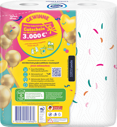 Küchenrolle Wisch&Weg (2x72 Blatt) Zewa