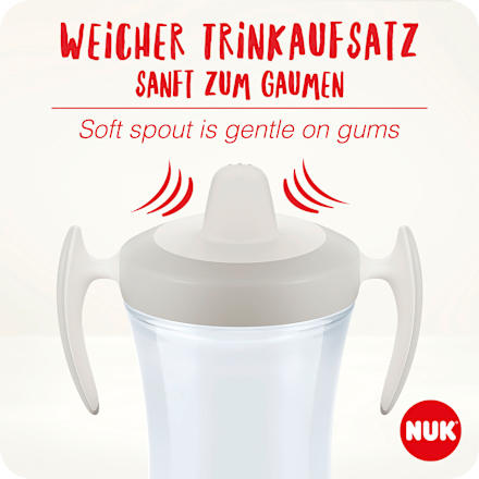 Trinklernflasche Evolution Trrainer Cup rosa, 230 ml NUK