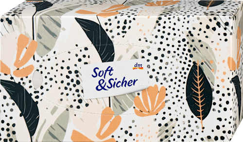 Taschentücher Box Design Soft&Sicher