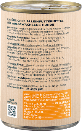 Nassfutter Hund Huhn  Primox