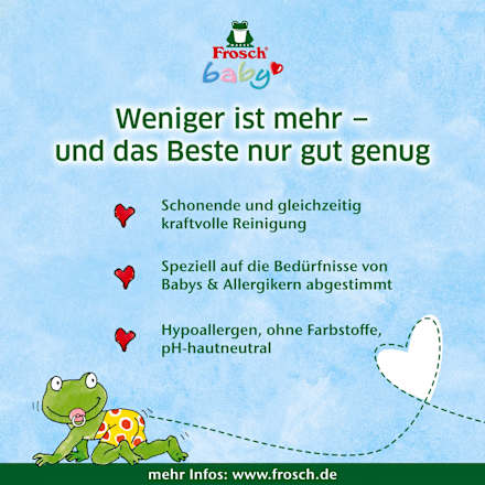 Fleckenentferner Baby Fleckenzwerg Frosch baby