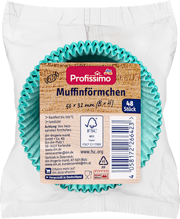 Muffinförmchen Profissimo
