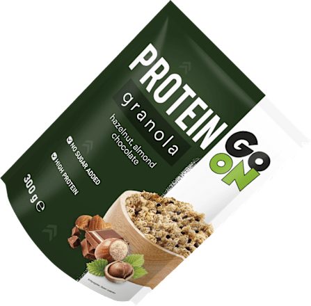 Granola proteinowa z czekoladą i orzechami GO ON