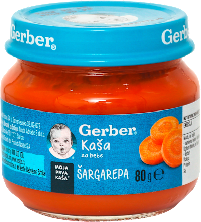Kaša za bebe - ŠARGAREPA, od 6. meseca Gerber