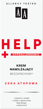 Krem nawilżający bezzapachowy Help Cera Atopowa  AA