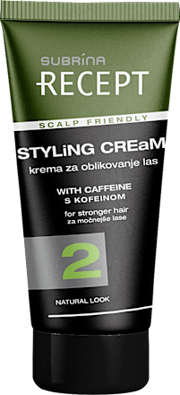 Krema za oblikovanje las, z mat zaključkom, 2 SUBRiNA RECEPT