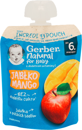 Pauč - jabuka i mango, 6m+ Gerber