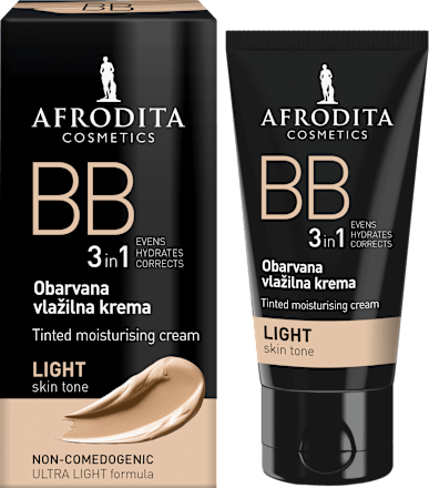 Obarvana vlažilna BB krema, Light AFRODITA