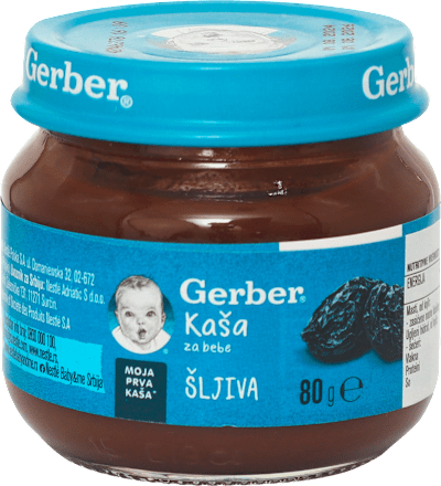 Kaša za bebe - ŠLJIVA, od 6. meseca Gerber