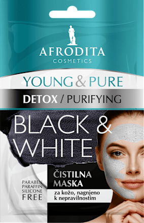 Maska Young & Pure Black & White AFRODITA